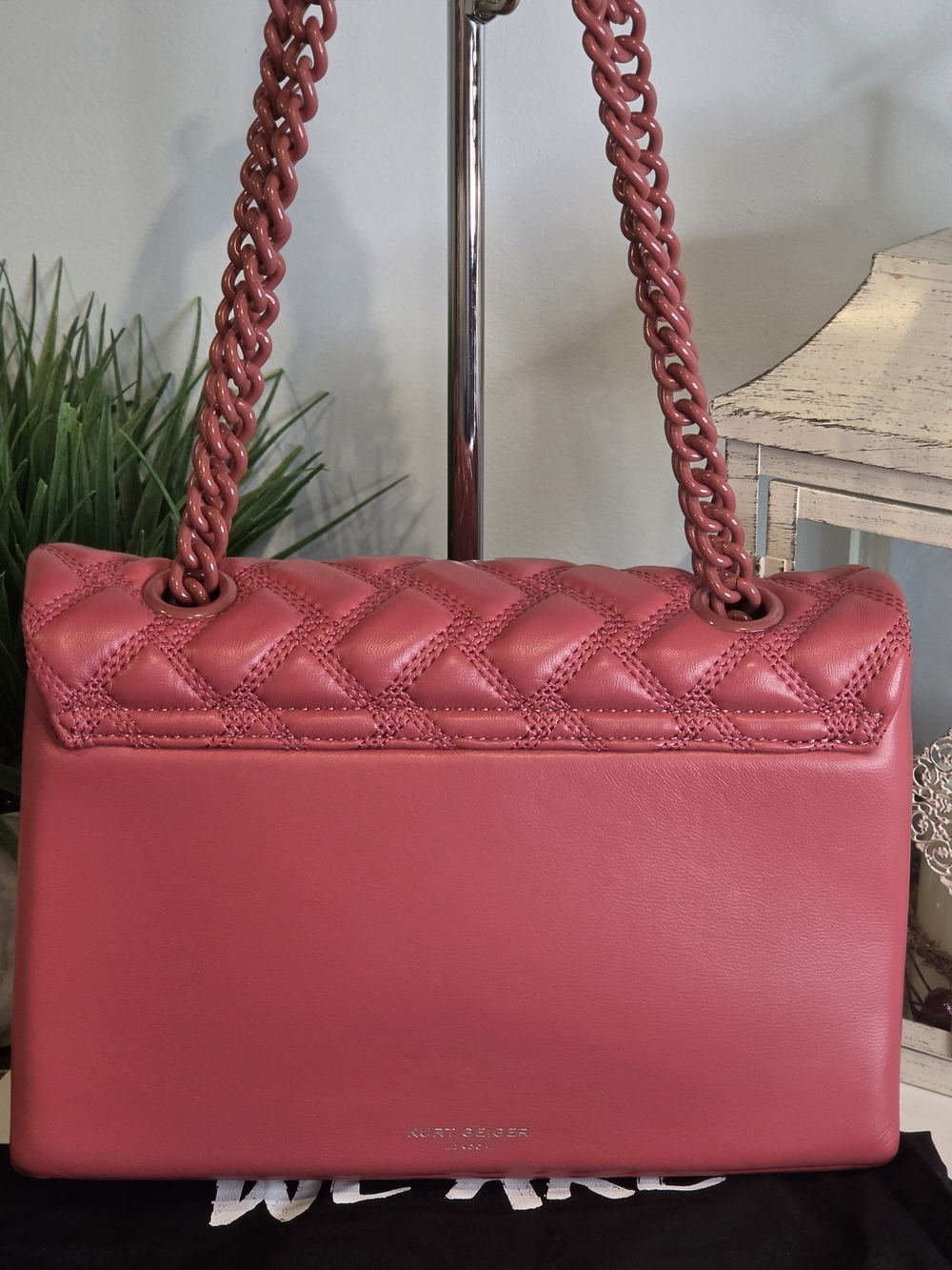 Kurt Geiger Kensington Drench Leather Shoulder Bag - Picture 4 of 14